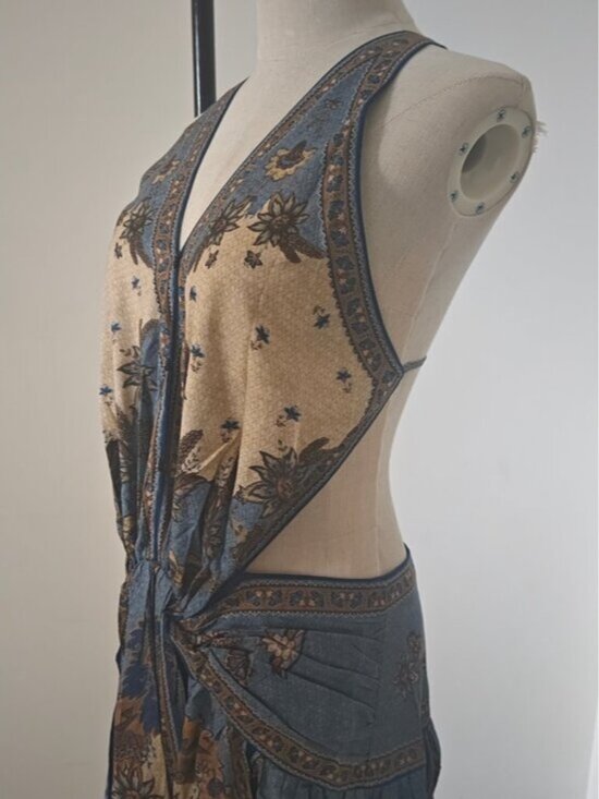 Zimmermann Ascension Plunge Halter Dress - Picture 3 of 10